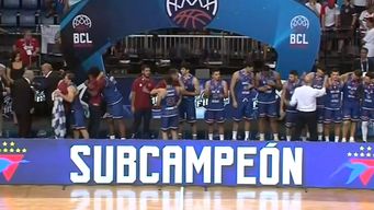 Biguá subcampeón de América (BCL). Foto: captura de transmisión de TV.