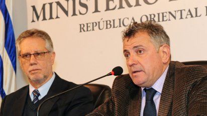 Jorge Vázquez y Wilmar Valdez en uno de sus tantos encuentros por la seguridad en el fútbol.