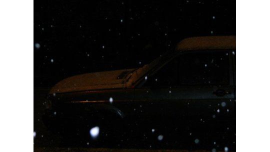 Nevada en Maldonado sorprende a los vecinos