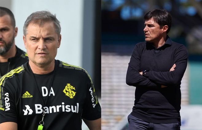 Diego Aguirre y Alexander Medina.