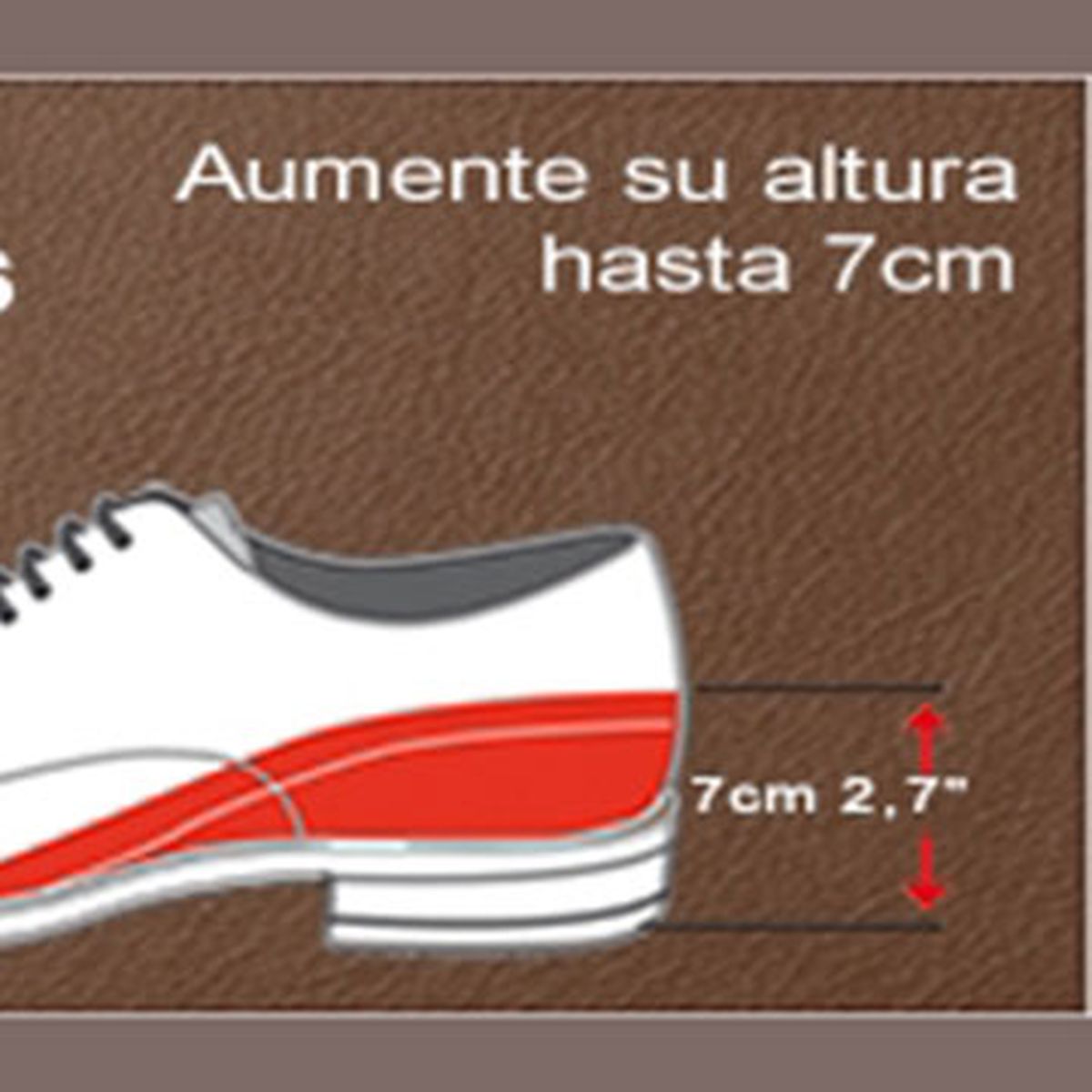 Atención petisos: zapatos españoles prometen aumentar la estatura en 7 cms.