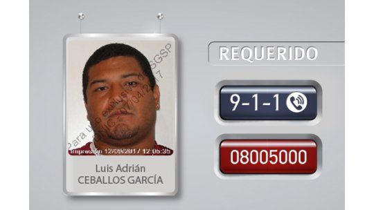 Ceballos García requerido