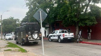 Foto: Subrayado. Allanamiento en Villa Española, en busca del autor.