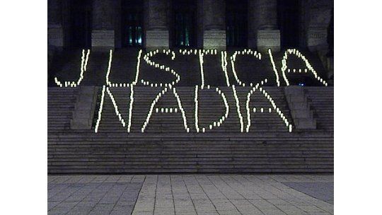 Amigos de Nadia Cachés se movilizaron en reclamo de justicia