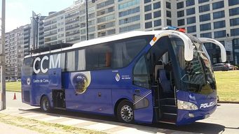 Centro de Comando Móvil. Foto: Ministerio del Interior.