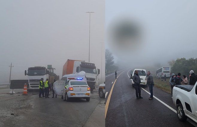 Fotos: Policía Caminera.