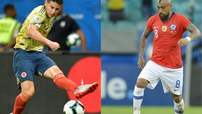 El zurdo James Rodríguez y el regreso de Arturo Vidal, dos de las atracciones del partido