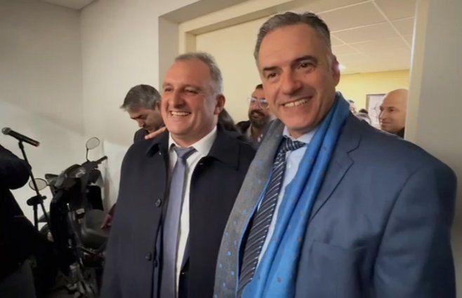 Foto: Yandira Castro, Subrayado. Daniel Ximénez y Yamandú Orsi.
