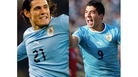 Tabárez paró el equipo titular con Suárez, Cavani y el Cacha