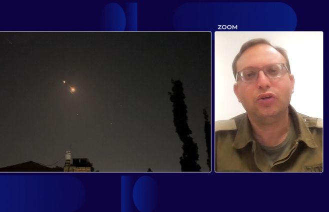 Roni Kaplan, vocero del Ejéricto de Israel.