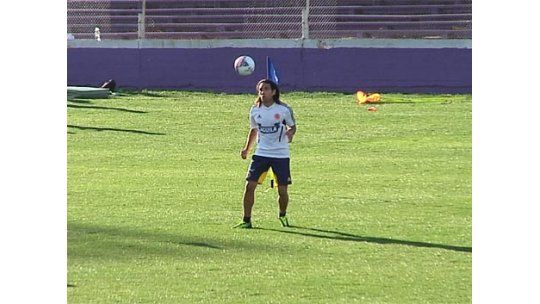 Colombia entrenó en el Franzini y quiere llevarse los tres puntos