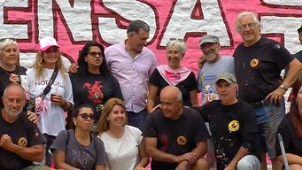 orsi y villar recorrieron los barrios, en algunos se siente tension
