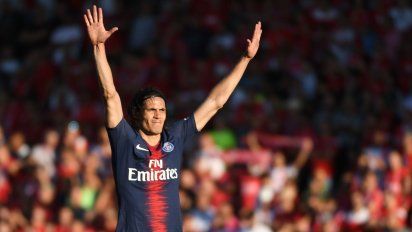 cavani anoto para la victoria 4-2 del psg sobre nimes por la liga de francia