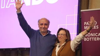 Pablo Mieres y Mónica Bottero. Foto: FOCO UY