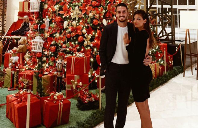 Koke Resurreción, junto a su pareja Beatriz Espejel.&nbsp;