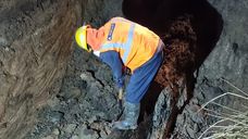 Detectaron una pérdida de petróleo en el oleoducto a la altura del kilómetro 89 de la ruta Interbalnearia Detectaron una pérdida de petróleo en el oleoducto a la altura del kilómetro 89 de la ruta Interbalnearia