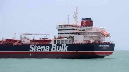 iran confisco un petrolero britanico en el golfo