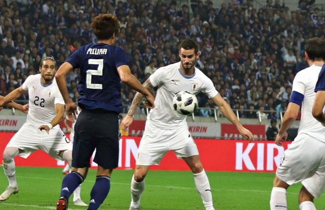 Pereiro, autor del gol uruguayo