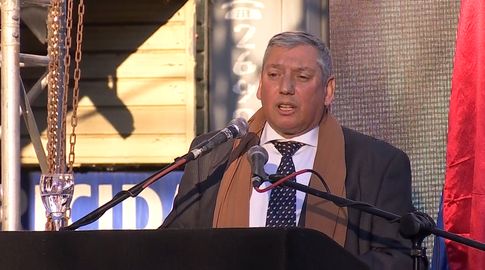 Asumió Enciso en Florida y centró su discurso en los desafíos a nivel de empleo y en la caminería del departamento