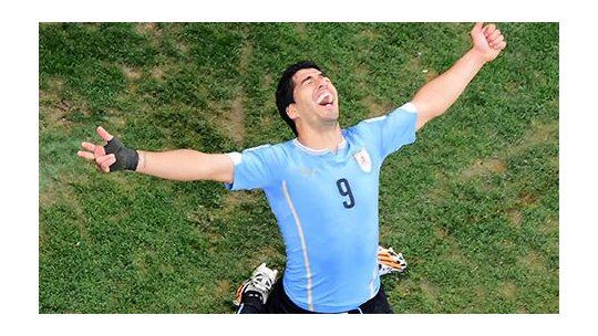 Suarez festejo