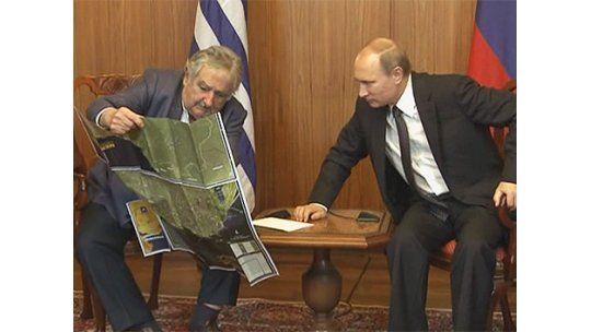 Mujica a Putin: Uruguay es un país pequeño en una gran esquina