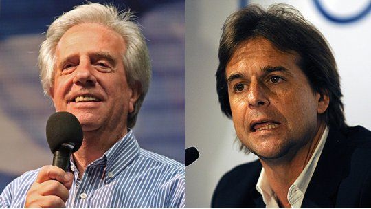 Vazquez y Lacalle Pou