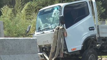 camion impacto contra cabecera de un puente; el conductor tenia alcohol en sangre
