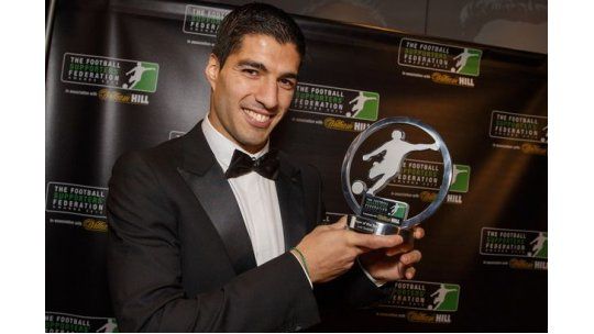 Luis Suárez, jugador del año votado por los futbolistas