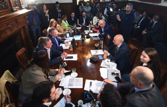 Directorio del Partido Nacional. Reunión de octubre por el caso Cardama. Foto: FocoUy