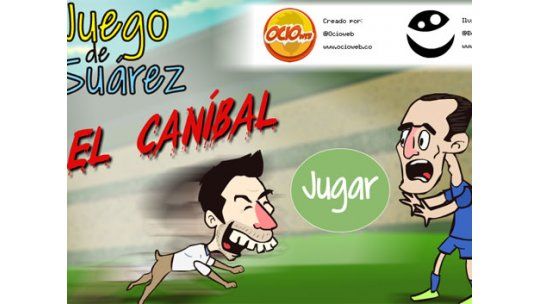 Suárez muerde, Chiellini escapa: salió el juego del canibal