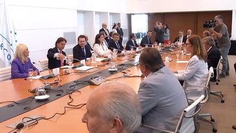 el presidente luis lacalle pou se reunio con su consejo de ministros en torre ejecutiva
