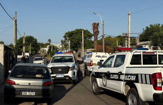 Foto: Mª. Eugenia Scognamiglio, Subrayado. Escena del homicidio en Cerro Norte.