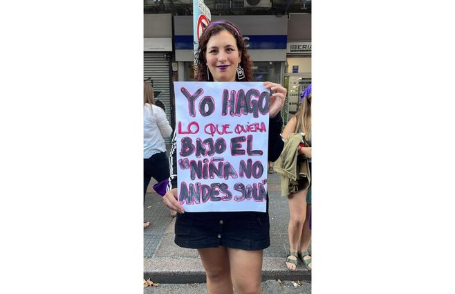 Marcha del 8M 2022 en Montevideo