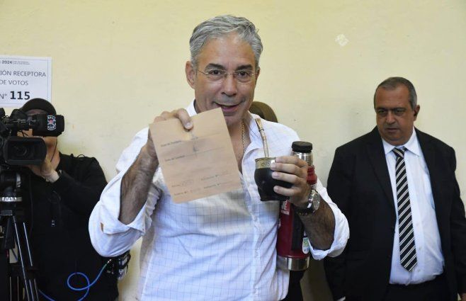 Foto: FocoUy. Robert Silva, candidato a vice por el Partido Colorado.