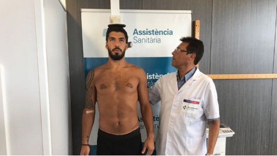Tras 50 días de vacaciones Luis Suárez volvió a los entrenamientos