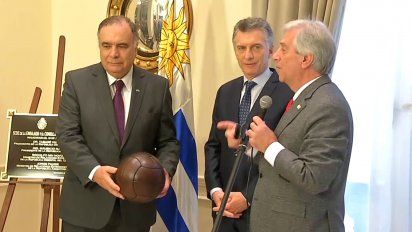 vazquez y macri inauguraron la nueva embajada de uruguay en buenos aires