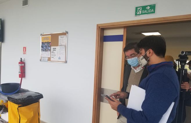Cipriani recorriendo el departamento