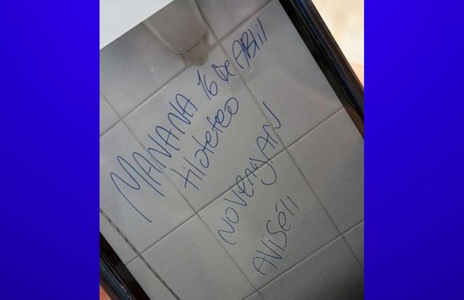 Así surgió la amenaza en Minas.&nbsp;