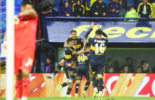 Foto: AFP. Boca goleó 5-0 a Newells este domingo.&nbsp;