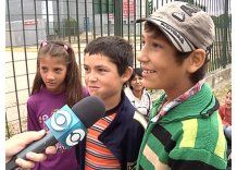 Niños del Plan Juntos de campamento en Parque del Plata