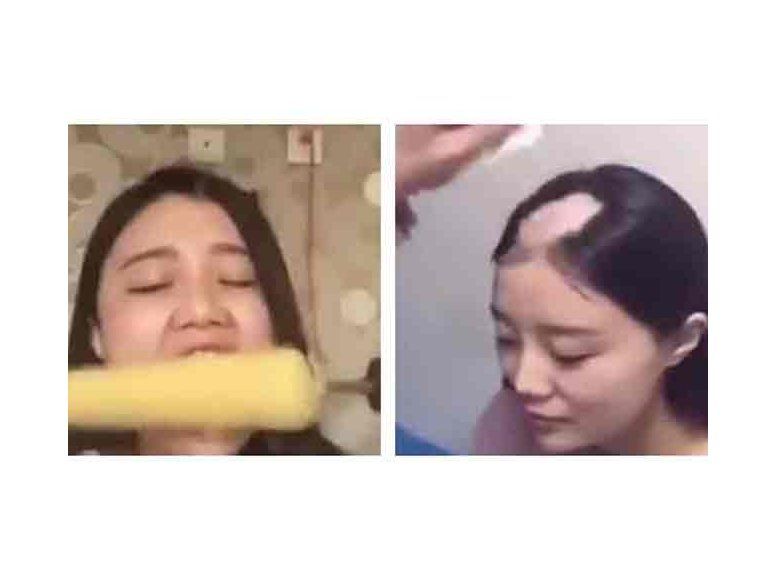 Sucedió en China: una novedosa forma de comer choclo la dejó pelada