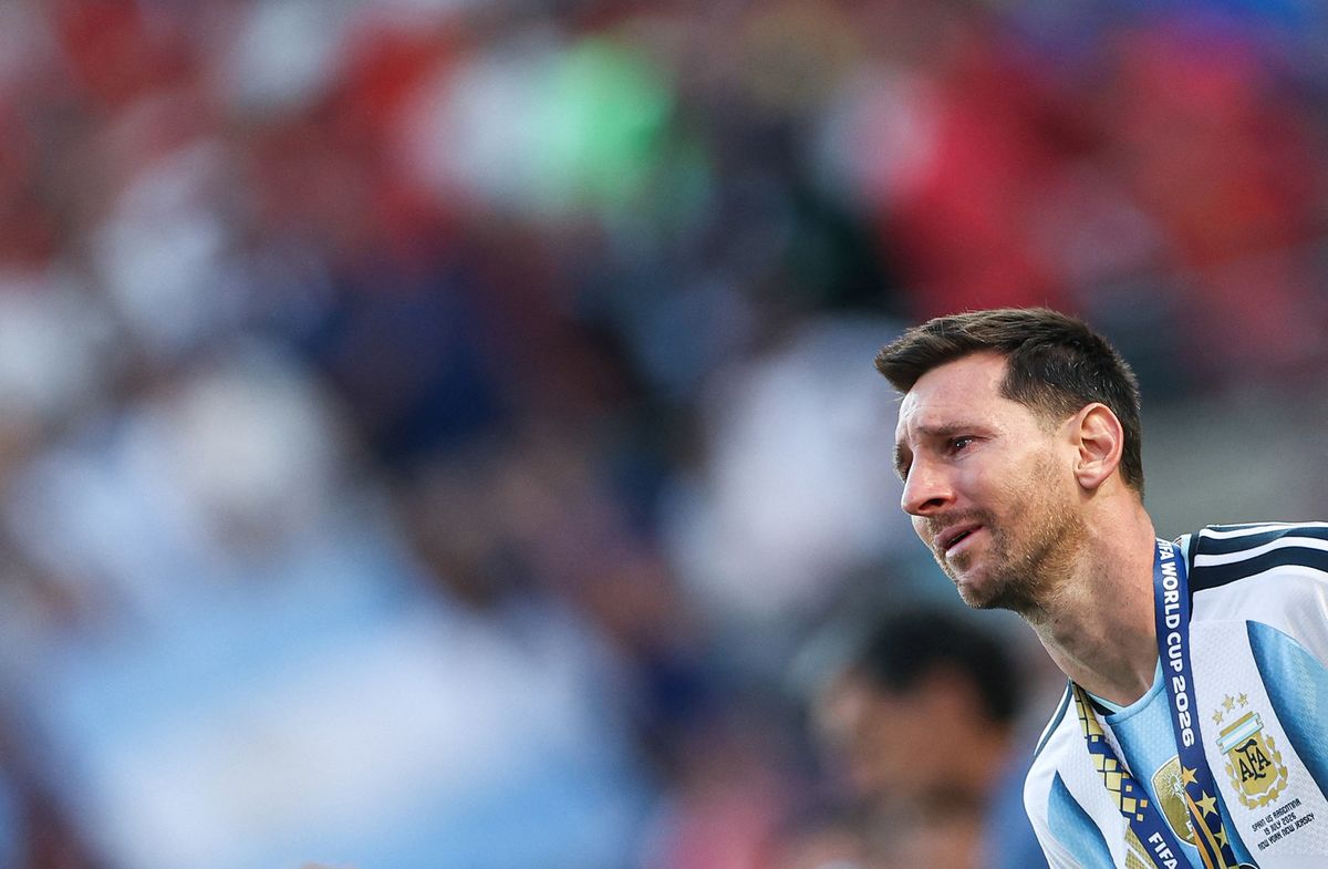 Messi llora al esfumarse el sueño del bicampeonato en su estadio maldito
