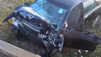 despisto, choco una alcantarilla y sufrio graves lesiones