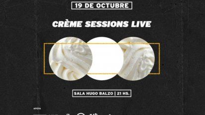 este viernes, llega creme sessions a la sala hugo balzo