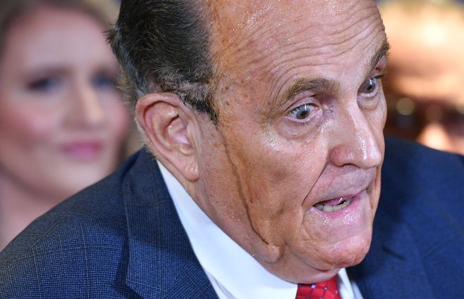 Rudolph Giuliani, abogado de Trump, exfiscal, exgobernador de Nueva York.
