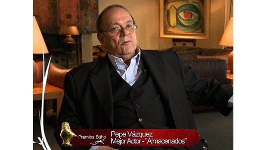 Pepe Vázquez dijo que el Premio Búho fue “un abrazo, un mimo”