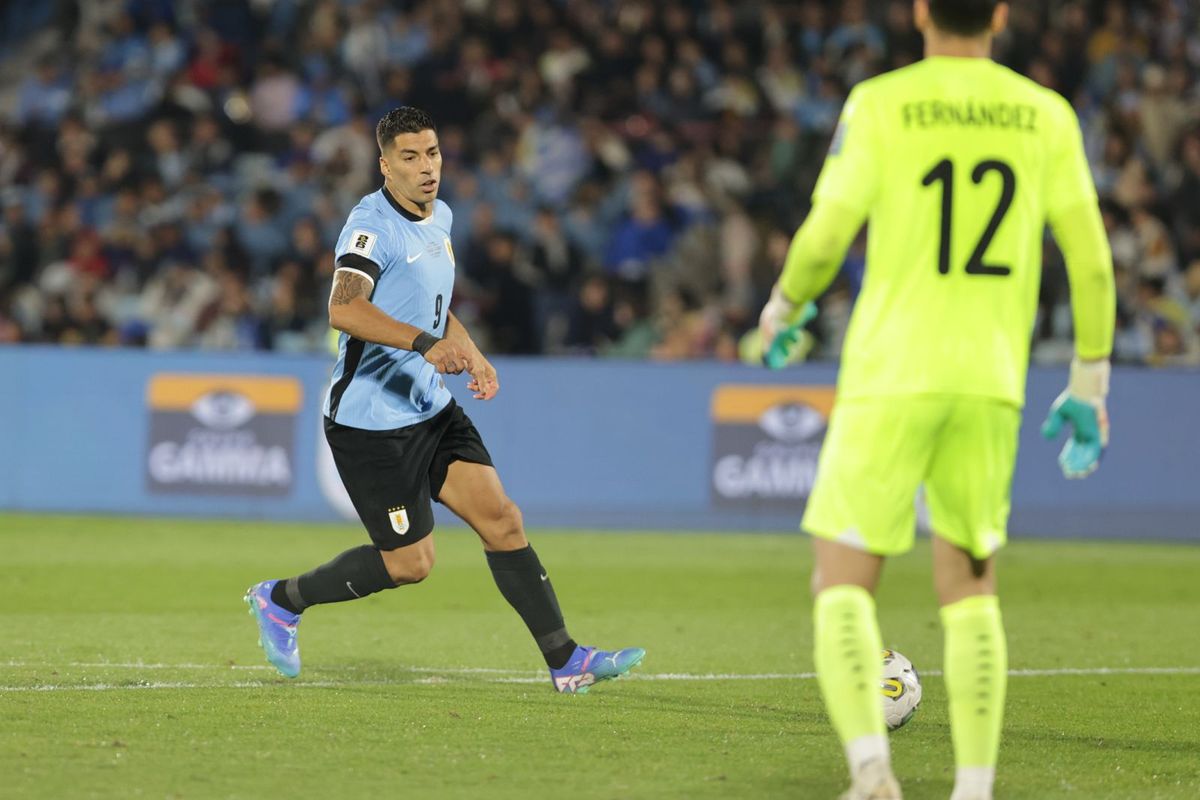 Último partido de Luis Suárez con la Celeste. Foto: Foco UY