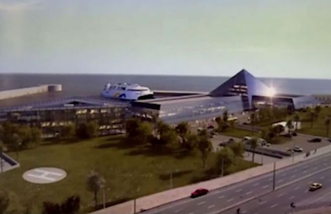 FOTO: el proyecto de nueva terminal fluvial de Buquebus.