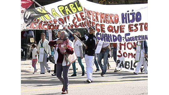 Marcha por enfermero de Hospital Español asesinado