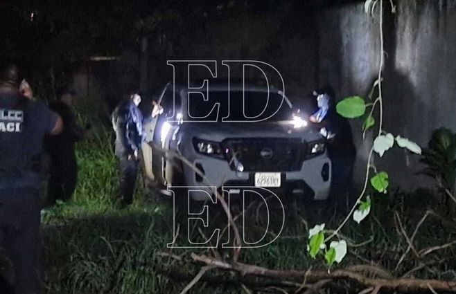 Camioneta utilizada en el hecho. Foto: El Deber / Bolivia